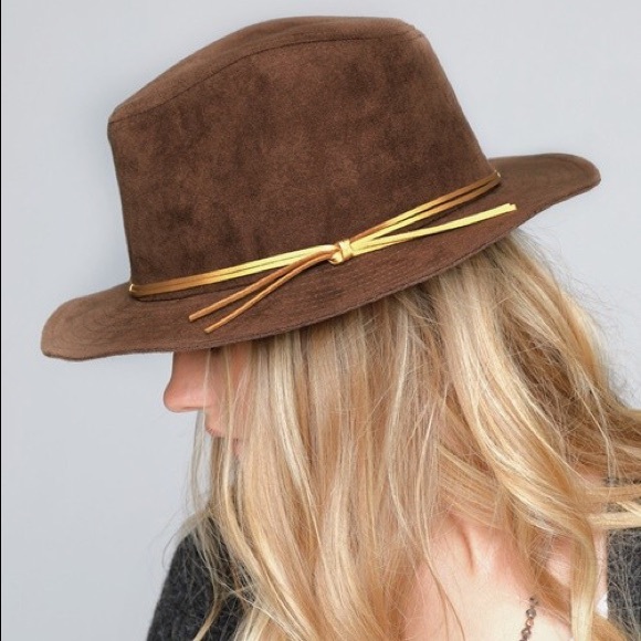 Stunning Panama faux suede hat - Picture 4 of 7
